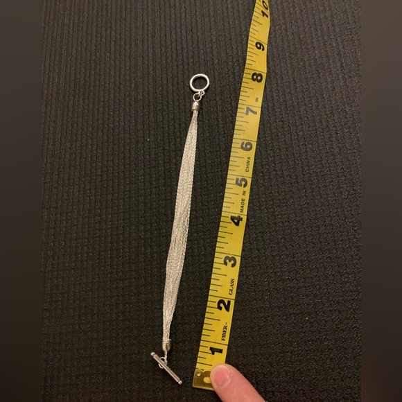 NWOT Nikola Valenti inspired collection silver serenity multi strand bracelet - Picture 3 of 6